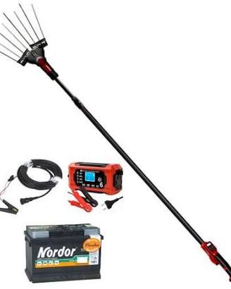 pettine elettrico bluebird Egeo con kit batteria 