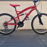 Mountain bike 24 pollici full suspended