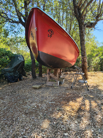 Lancia a motore restaurata