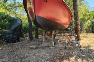 Lancia a motore restaurata
