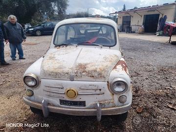 Fiat 600 controventata anno 1963 - Sicilia