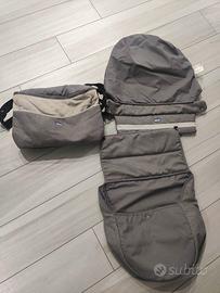 Borsa + coprigambe per passeggino Chicco