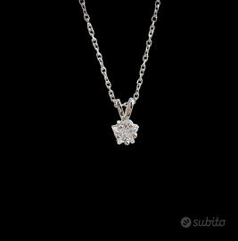 Collana femminile stella puntoluce in argento 925.