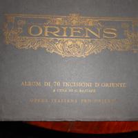 Libro:ORIENS album di 70 incisioni d'Oriente