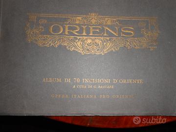 Libro:ORIENS album di 70 incisioni d'Oriente