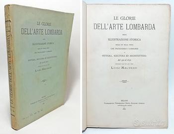 LE GLORIE DELL'ARTE LOMBARDA - MALVEZZI LUIGI 1882