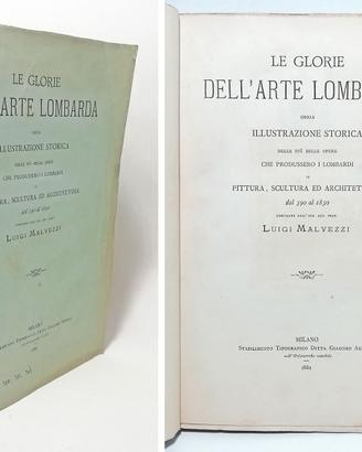 LE GLORIE DELL'ARTE LOMBARDA - MALVEZZI LUIGI 1882