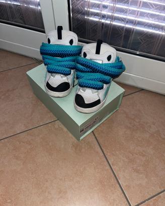 Sneakers Lanvin Curb Bianche/Azzurre Taglia 44 IT