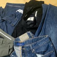 set 5 pantaloni jeans griffe taglia 50/ 54 dunlop 