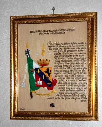 Quadro preghiera dell'allievo della nunziatella