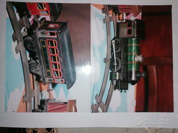 TRENINO ANTICO IN METALLO