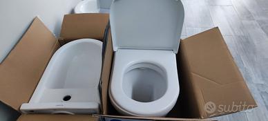 coppia wc + bidet  