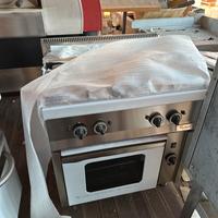 Cucina gas con forno gas professionale