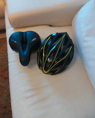 Sella più casco da bicicletta 