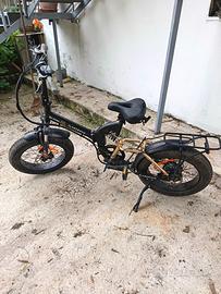 Bicicletta elettrica argento bi-max XL 500w