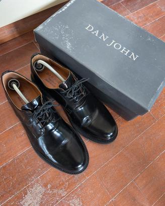 Uomo Dan John Scarpa classica derby nera