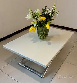 Tavolo da salotto trasformabile in tavol da pranzo