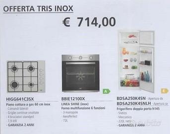 Tris elettrodomestici Beko
