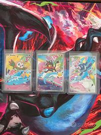 Pokemon rowlet + Litten + Popplio