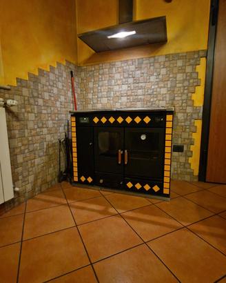 TERMOCUCINA A LEGNA RIZZOLI SERIE STP DEKOR