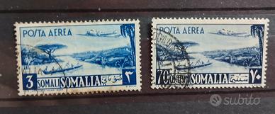 Somalia A.f.i.s.1950 - 2 posta aerea