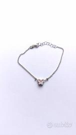 Bracciale argento vintage farfalla smaltata