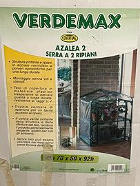 serra a 2 ripiani per piante