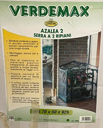 serra a 2 ripiani per piante