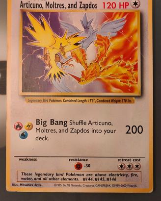 Articuno Moltres and Zapdos vintage promo Jump