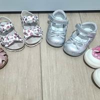 set di scarpe bambina n. 19