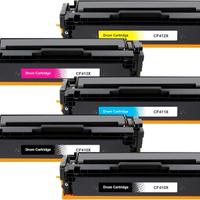 5 Toner 410X per HP Color LaserJet Pro M477fd m377