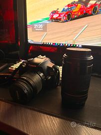 Canon 1100D + 2 obiettivi