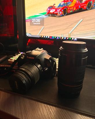 Canon 1100D + 2 obiettivi