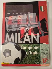 2004 ITALIA Folder Filatelico Milan Campione 2004