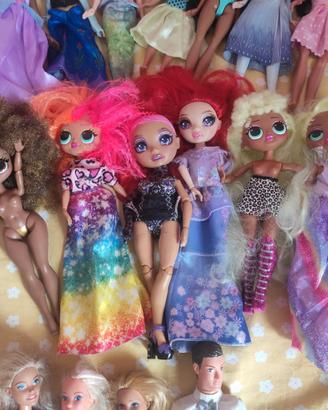  12 Barbie Disney Principesse Originali Mattel