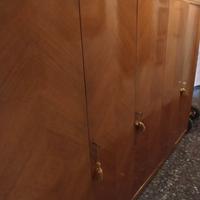 armadio  tamburato 10 ante  col noce