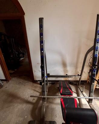 Half rack Domyos RBR 530  + bilancere orizz