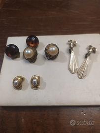 Orecchini vintage con clip