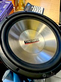 Coppia casse 25cm target audio 400w l’una