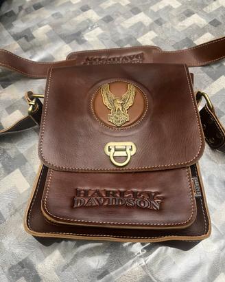 Borsa harley davidson in cuoio morbido !