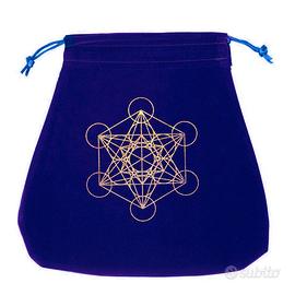 Sacchetto BLU per giochi da tavolo dadi token