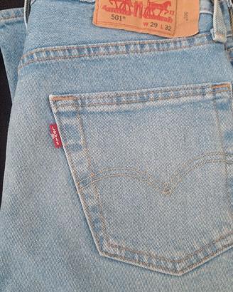 Jeans Levi's orig..Modello 501.Taglia W29  L32