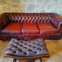 Set salotto 3 pezzi Chesterfield inglese