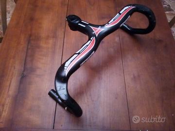manubrio carbonio bici corsa fsa plasma