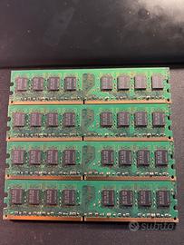 RAM Samsung DDR2 4GB 4x1GB 667MHz PC2-5300U