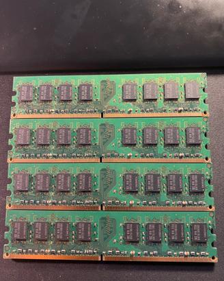 RAM Samsung DDR2 4GB 4x1GB 667MHz PC2-5300U