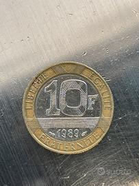 10 franchi francesi del 1989