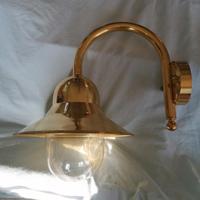 lampade a parete in ottone  3 pezzi  + 1