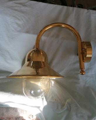 lampade a parete in ottone  3 pezzi  + 1