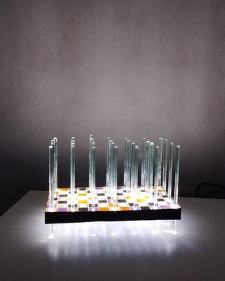 Lampada arredo " Bacchette di luce "